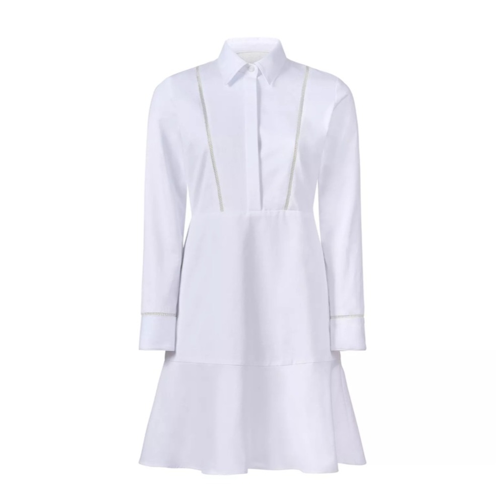 IVY COAST Callaway  with upf 50+ White Cotton Bamboo Extra Small xs